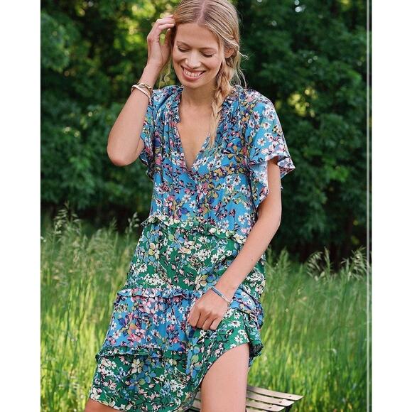 eyelet ruffle mini dress Black Embroidered Eyelet Mini Dress - Women's Casual Dress